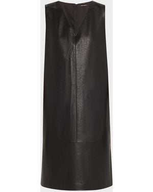 Kobi Halperin Graylen Sleeveless Vegan Leather Dress - Black