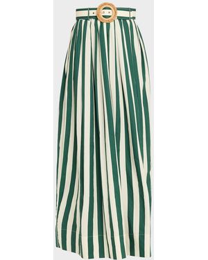 Cara Cara Greenfield Belted Cotton Maxi Skirt