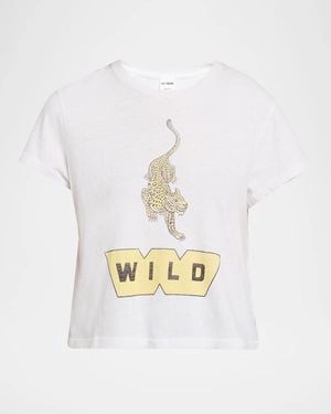 RE/DONE 1950S Boxy Wild Tee - White