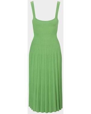 STAUD Ellison Midi Dress - Green