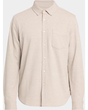 Vince Apos;S Nt Classic Fit Button-Down Shirt - Natural