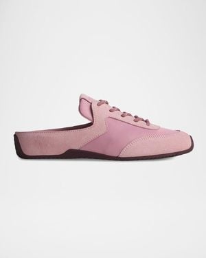 Rag & Bone Ultra Slim Retro Runner Mules - Pink
