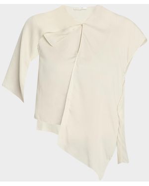 The Row Doss Paneled Sleeveless Top - Natural