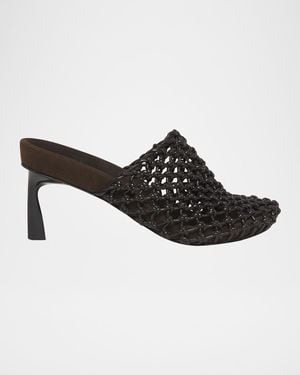 Stella McCartney Terra Eco Net Stiletto Mules - White