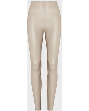 Commando Classic Faux-Leather Leggings - Natural