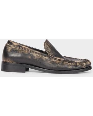 Acne Studios Apos;S Boafer Light Bob Leather Loafers - Multicolor
