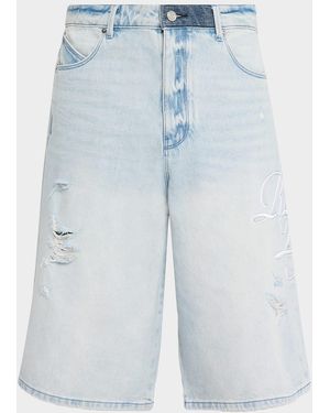 RTA Apos;S Gustavo Denim Shorts - Blue