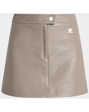 Courreges Vinyle Reedition Mini Skirt - Multicolor