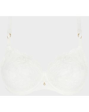 Lise Charmel Princesse Iris Embroidered Full-Cup Bra - Brown