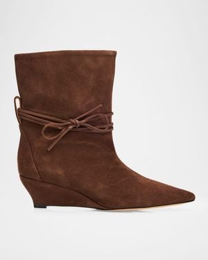 Odissi 50Mm Gemma Suede Ankle Boots - Brown