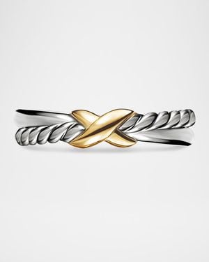 David Yurman Petite X Ring - White