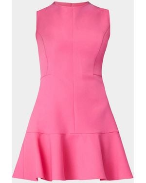 Shoshanna Selma Crepe Fit-&-Flare Mini Dress - Pink