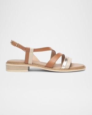 Nero Giardini Strappy Leather Sandals - Multicolor