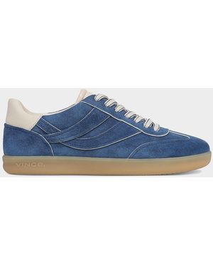 Vince Oasis Bicolor Suede Sneakers - Blue