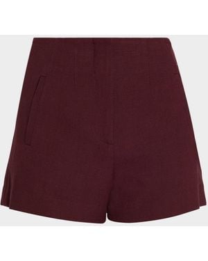 Veronica Beard Jazmin Shorts - Red