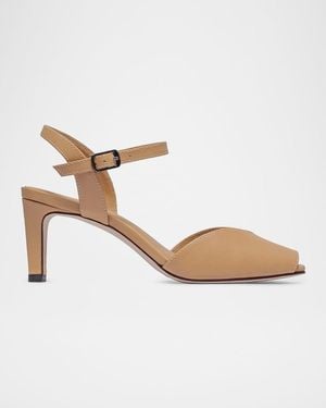 Bernardo 65Mm Hartley Suede Ankle-Strap Sandals - White