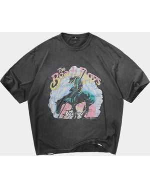Represent X The Beach Boys & Apos;S Western Logo T-Shirt - Gray