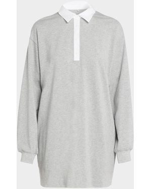 Cynthia Rowley Cotton Rubgy Mini Dress - White