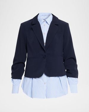 Cinq À Sept Aron Combo Blazer - Blue