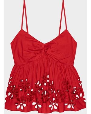 Rails Meru Embroidered Cotton Top