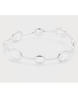 Ippolita 8-stone Bangle Bracelet In Sterling Silver - Natural