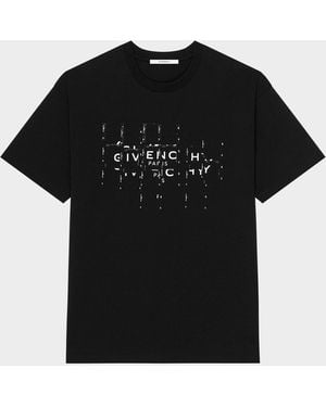 Givenchy Apos;S Classic Fit Logotype T-Shirt - Black