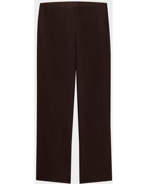Blazé Milano Ariosa Morelia Straight-Leg Ankle Pants - Brown