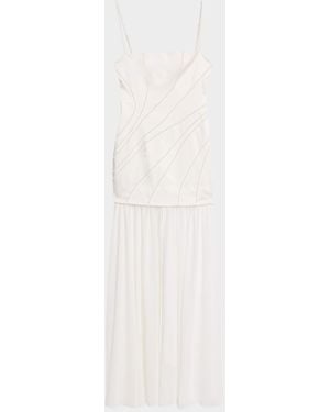 Significant Other Gaia Beaded Maxi Dress - White