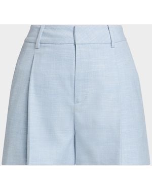 Generation Love Sena Chambray Suiting Shorts - Blue