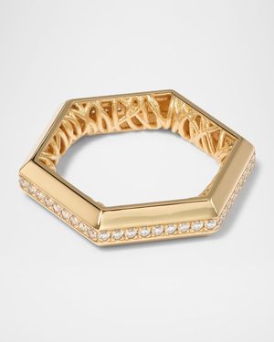 Jamie Turner Isabel Statement Ring - Metallic