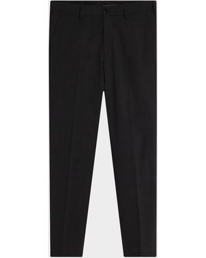 Bugatchi Regular-Fit Stretch Wool Pants - Black