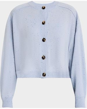 Vanessa Bruno Douve Speckled Wool Cardigan - Blue