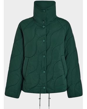 Varley Fabia Quilted Jacket - Green