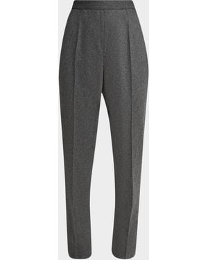 Jil Sander Wool Flannel Pants - Gray