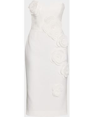 slim fit dress slacks Helsi Camilla Floral Appliqu Halter Midi Dress