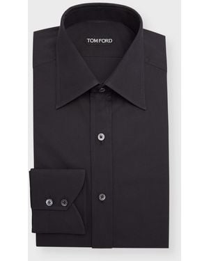Tom Ford Apos;S Cotton Dress Shirt - Natural
