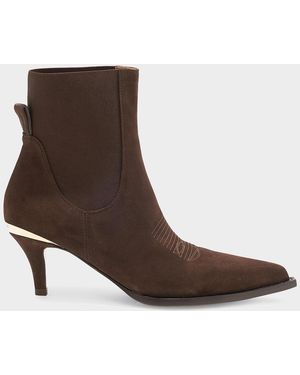 Partow 60Mm Wilder Suede Ankle Boots - Brown