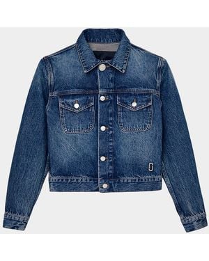 Marc Jacobs Shrunken Denim Jacket - Blue