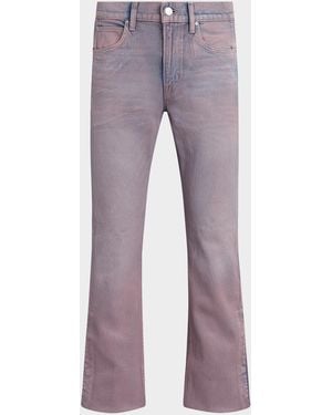 Hudson Jeans Apos;S Walker Track Comfort Stretch Bootcut Jeans - Purple