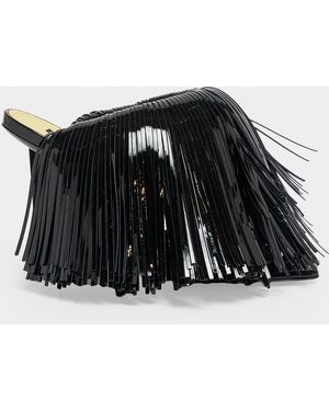 Givenchy Leather Fringe Sandals - Black