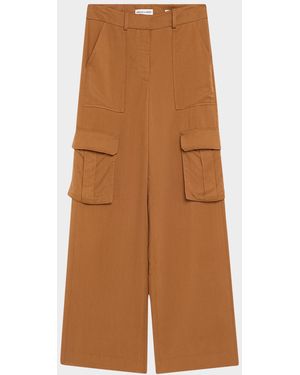 Veronica Beard Saul Cargo Pants - Brown