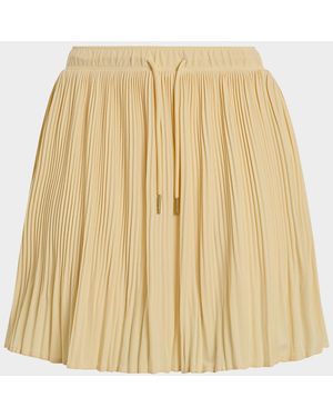 Varley Davina Pleated Mini Skort - Natural