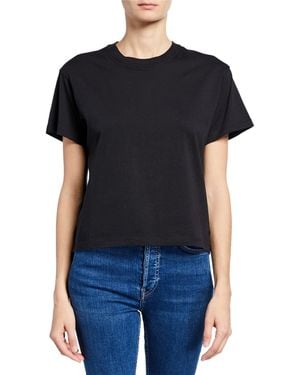 ATM Short-sleeve Jersey Cotton Boy Tee - Black