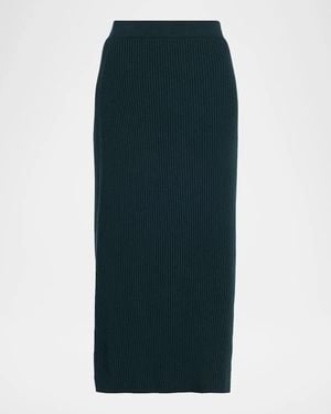 Zimmermann Valiant Merino Straight Skirt - Green