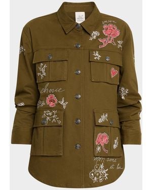 Cinq À Sept Vera Desert Rose Jacket - Green