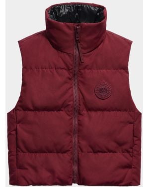 Canada Goose Grandview Cropped Puffer Vest - Red