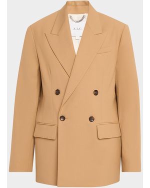 A.L.C. Calla Oversized Tailored Jacket - Natural