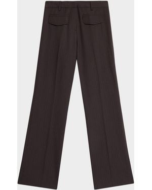 Wynn Hamlyn Low-Rise Utility Pants - Brown
