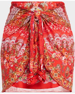 CAMILLA Layered Mini Sarong Coverup