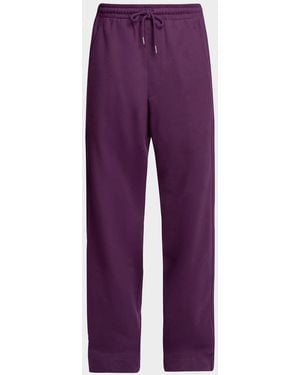 Dries Van Noten Apos;S Humer Cotton Sweatpants - Purple